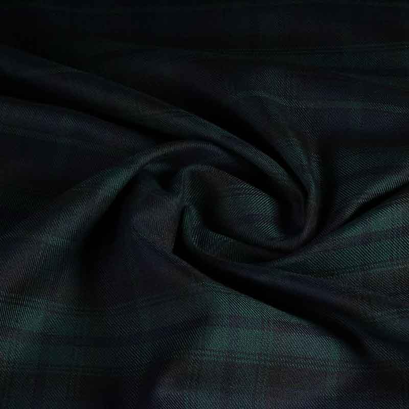 Schottenkaros-Stoff black watch grün