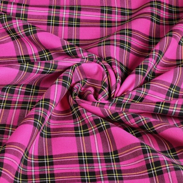 Schottenstoff fuchsia