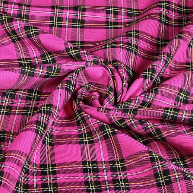 Schottenstoff fuchsia