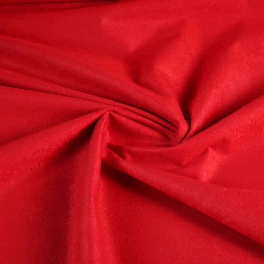 Suedine-Stoff rot