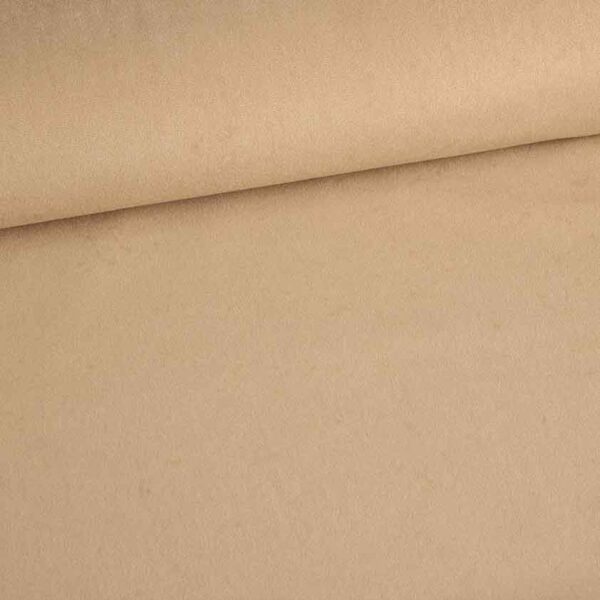 Suedine-Stoff beige
