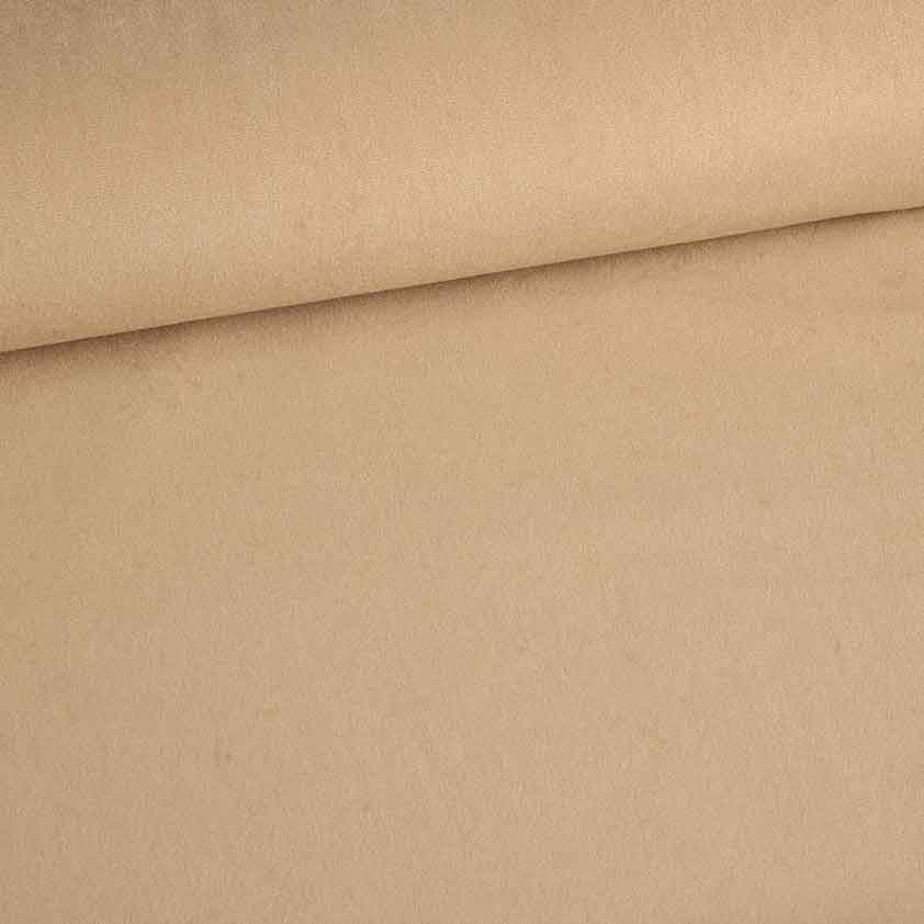 Suedine-Stoff beige