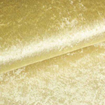Velours de Panne Stoff gold