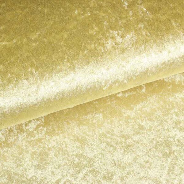 Velours de Panne Stoff gold