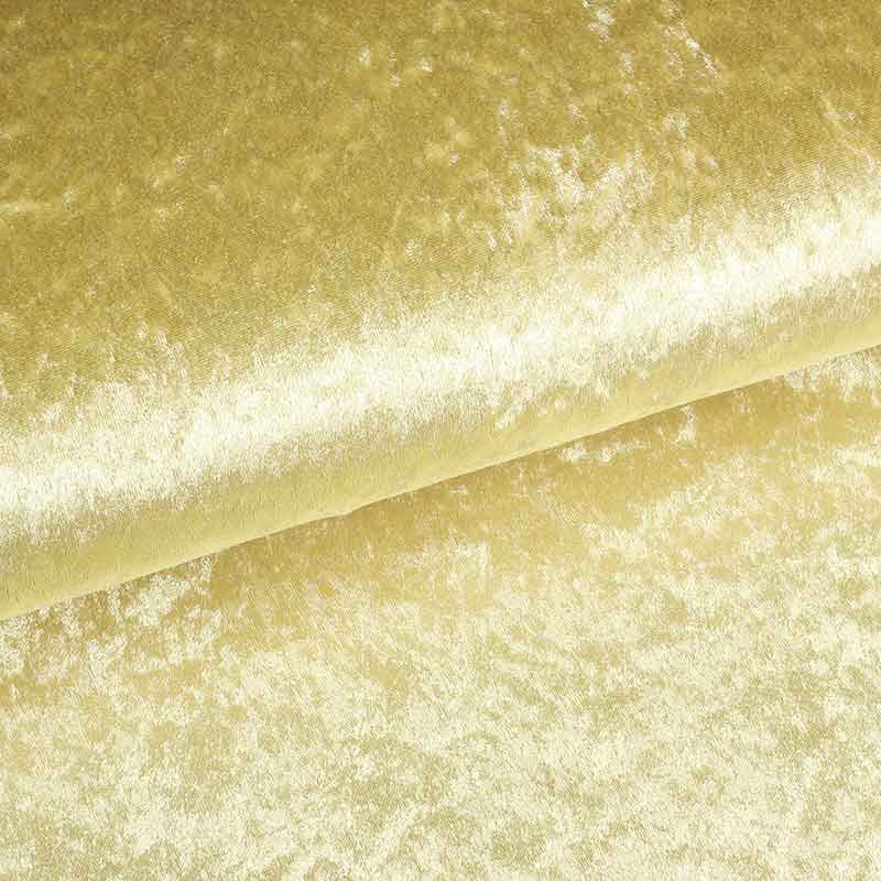 Velours de Panne Stoff gold