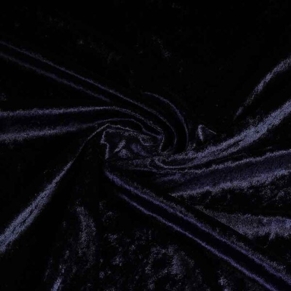 Velours de Panne dunkelblau