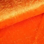 Velours de panne oranje