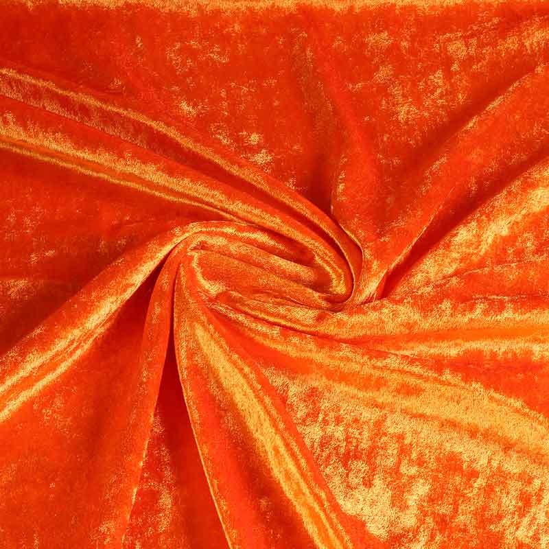 Velours de Panne orange