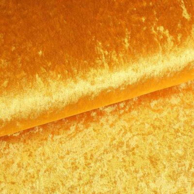 Velours de Panne okkergelb