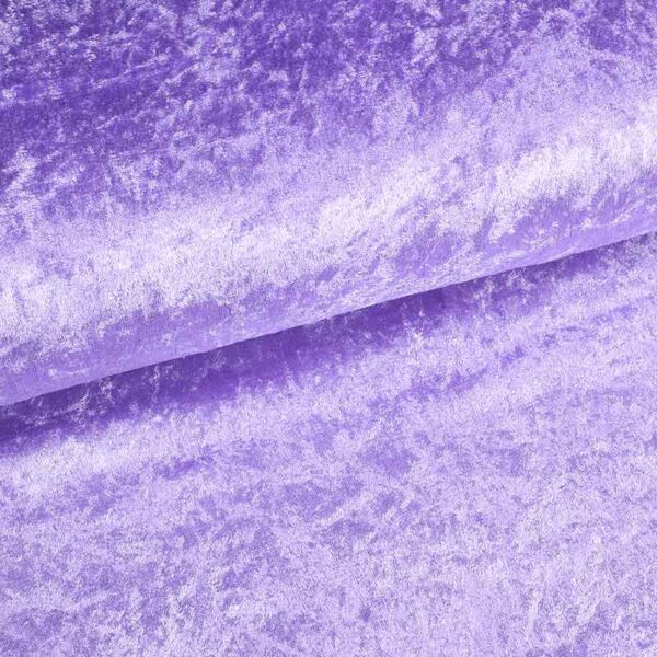 Velours de Panne Stoff lila
