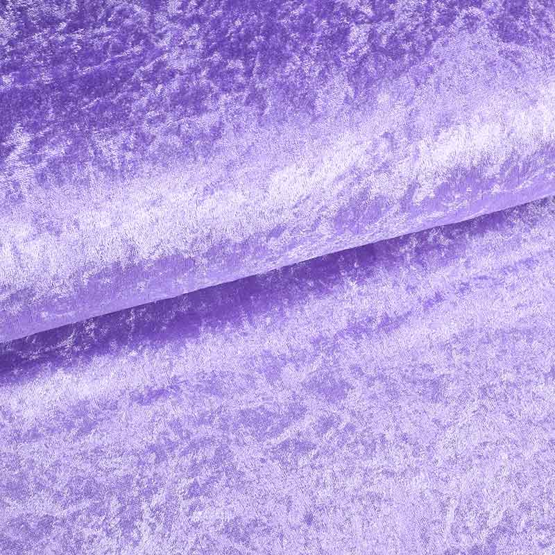 Velours de Panne Stoff lila
