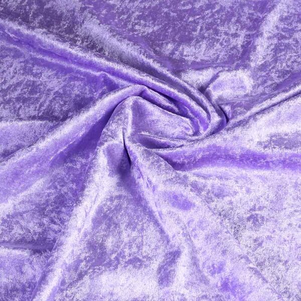Velours de Panne Stoff lila
