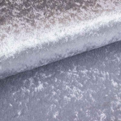 Velours de panne silber