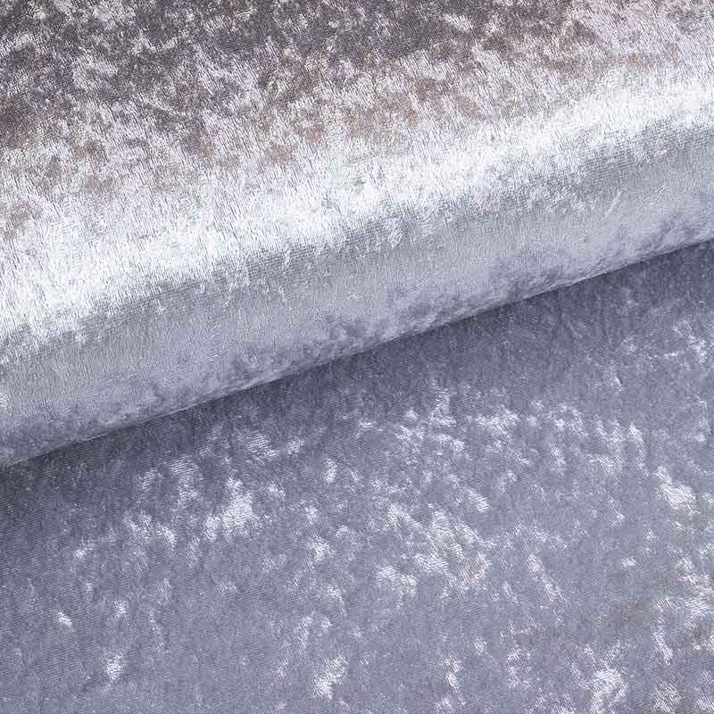 Velours de panne silber