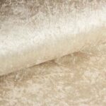 Velours de panne ecru