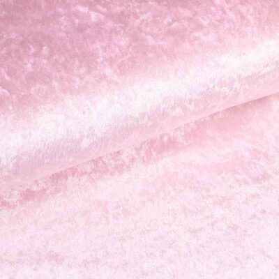 Velours-de-Panne-Stoff babyrosa