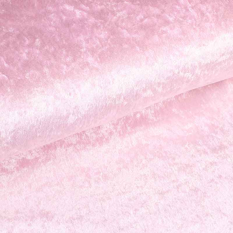 Velours-de-Panne-Stoff babyrosa