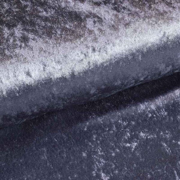 Velours de Panne Stoff anthrazit