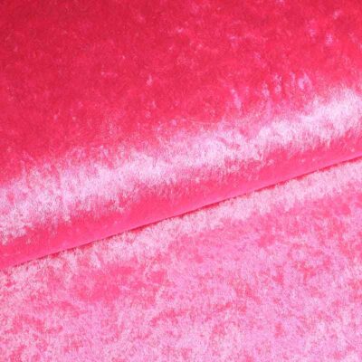 Velours de Panne Stoff rosa