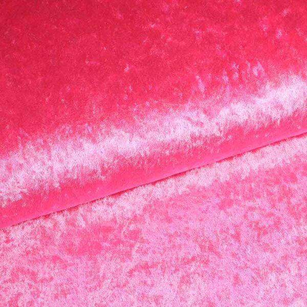 Velours de Panne Stoff rosa