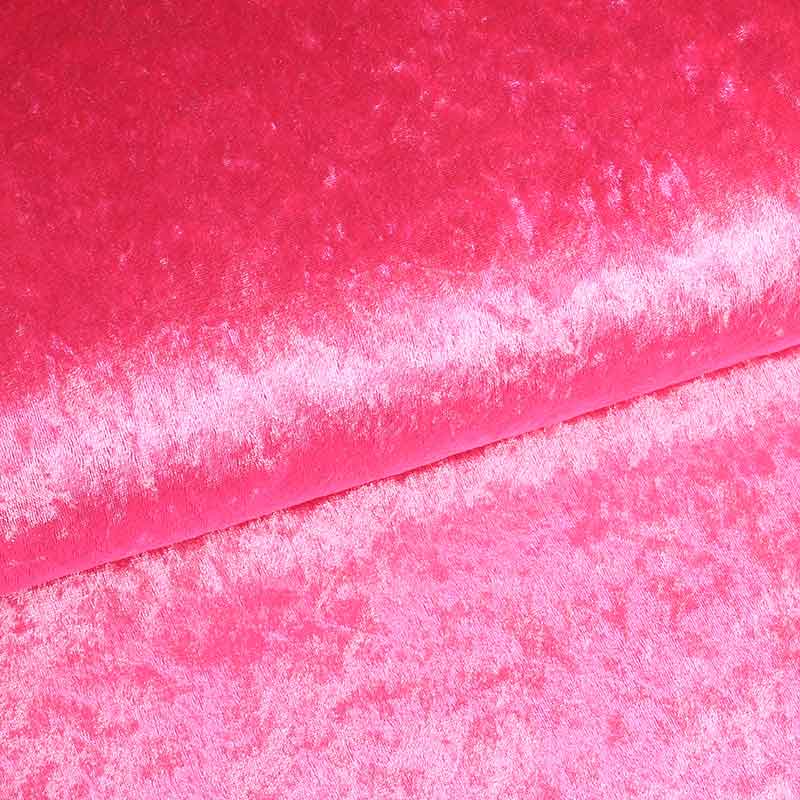 Velours de Panne Stoff rosa