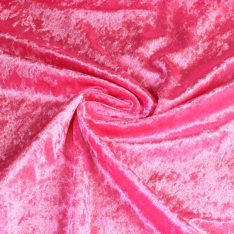 Velours de Panne Stoff rosa