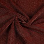 Tricot stof lurex brons