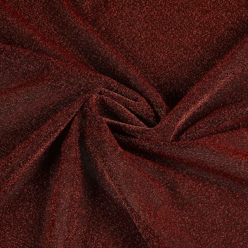 Tricot-Stoff Lurex Bronze