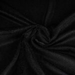 Tricot stof lurex zwart