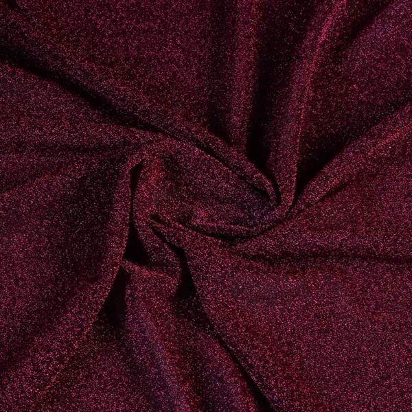 Tricot-Stoff Lurex fuchsia