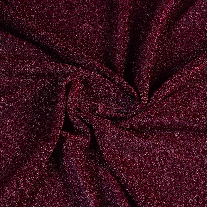 Tricot-Stoff Lurex fuchsia