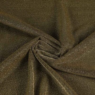 Tricot-Stoff Lurex gold