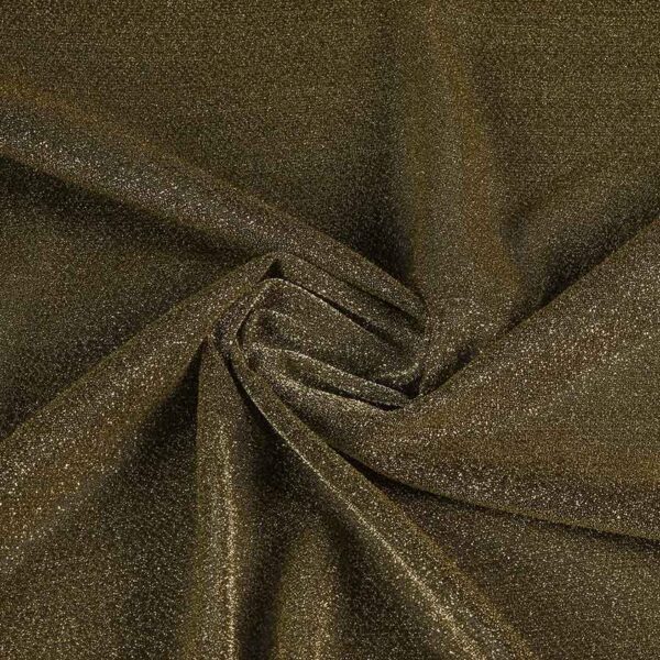 Tricot-Stoff Lurex gold