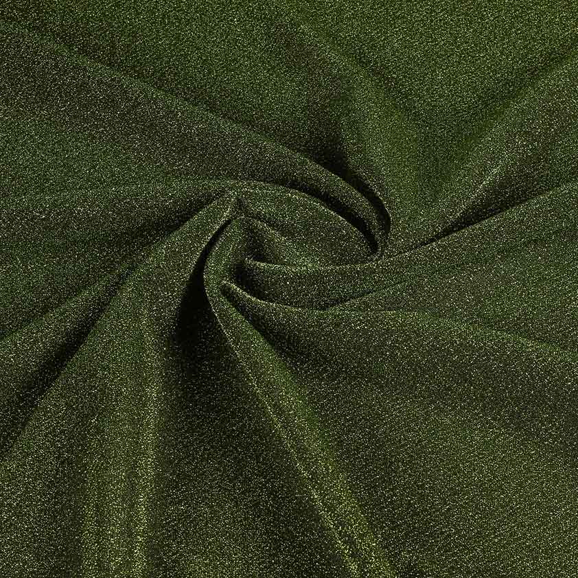 Tricot-Stoff Lurex Lime