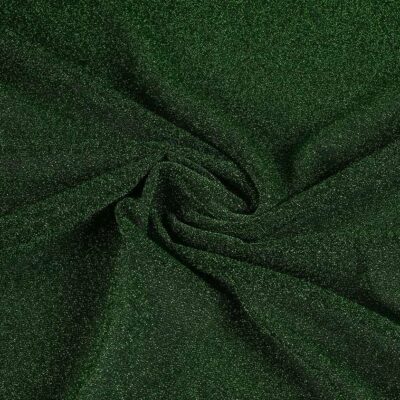 Tricot-Stoff Lurex grün