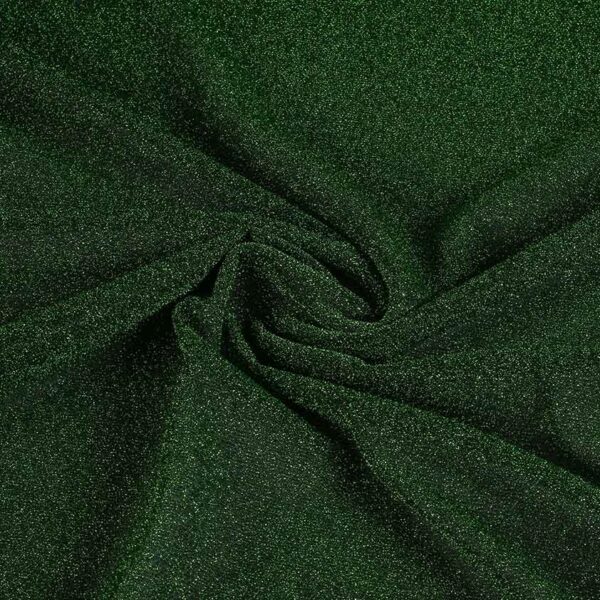 Tricot-Stoff Lurex grün