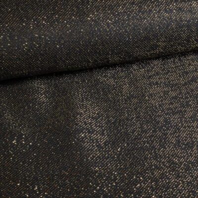 Jute Lurex schwarz