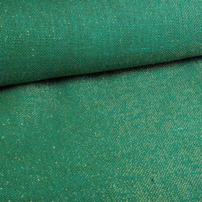 Jute lurex grün