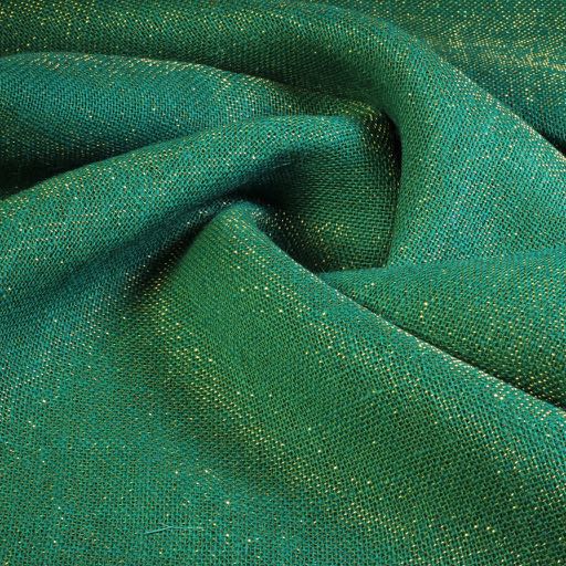 Jute lurex grün