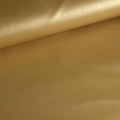 Kunstleder stoff gold