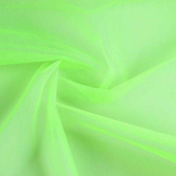 Bruidstule Stoff fluor grün