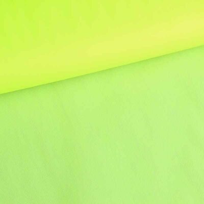 Bruidstule Stoff fluor gelb