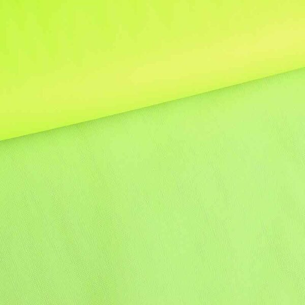 Bruidstule Stoff fluor gelb