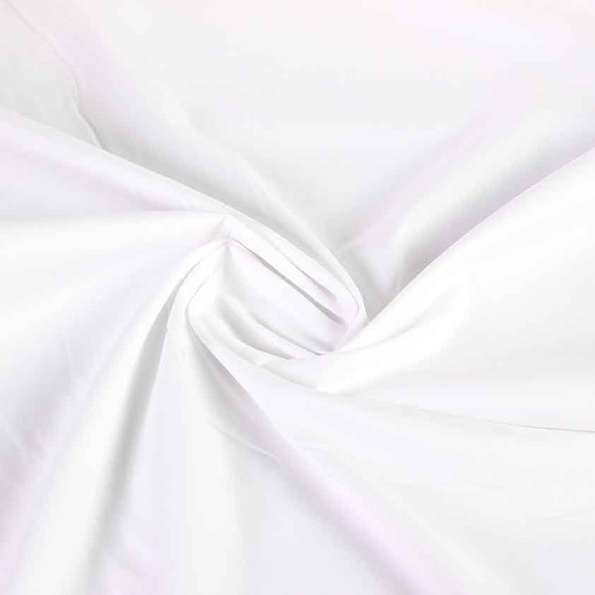 Poplin-Stoff weiß