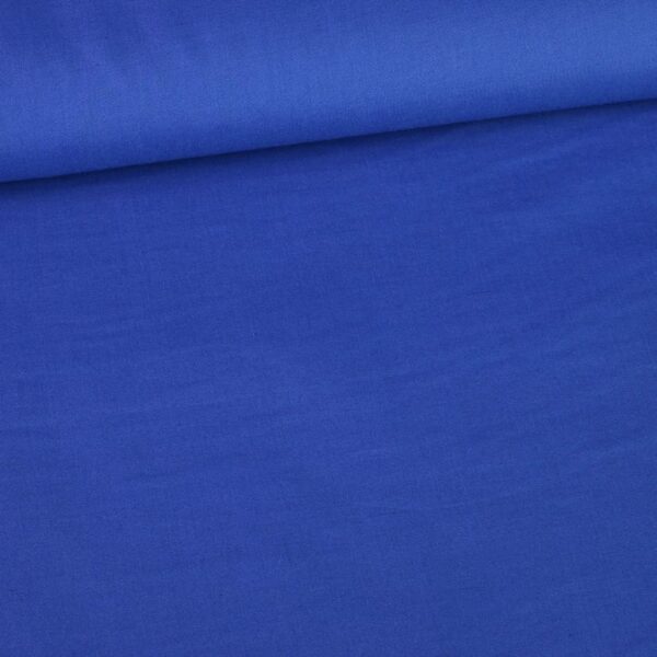 Poplin-Stoff kobalt