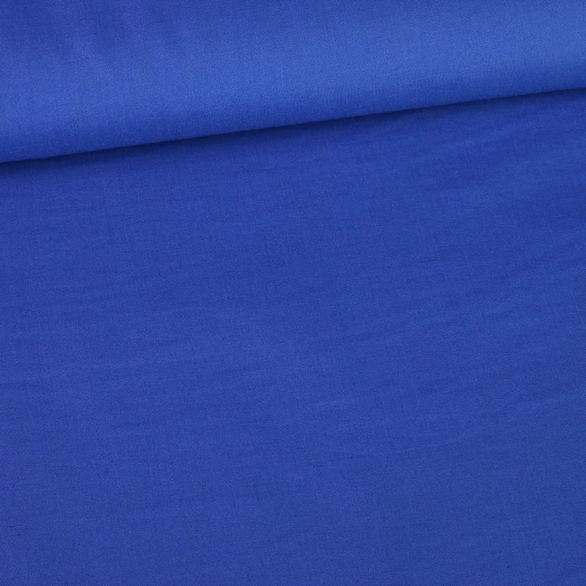 Poplin-Stoff kobalt