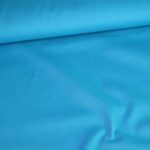 Poplin stof turquoise