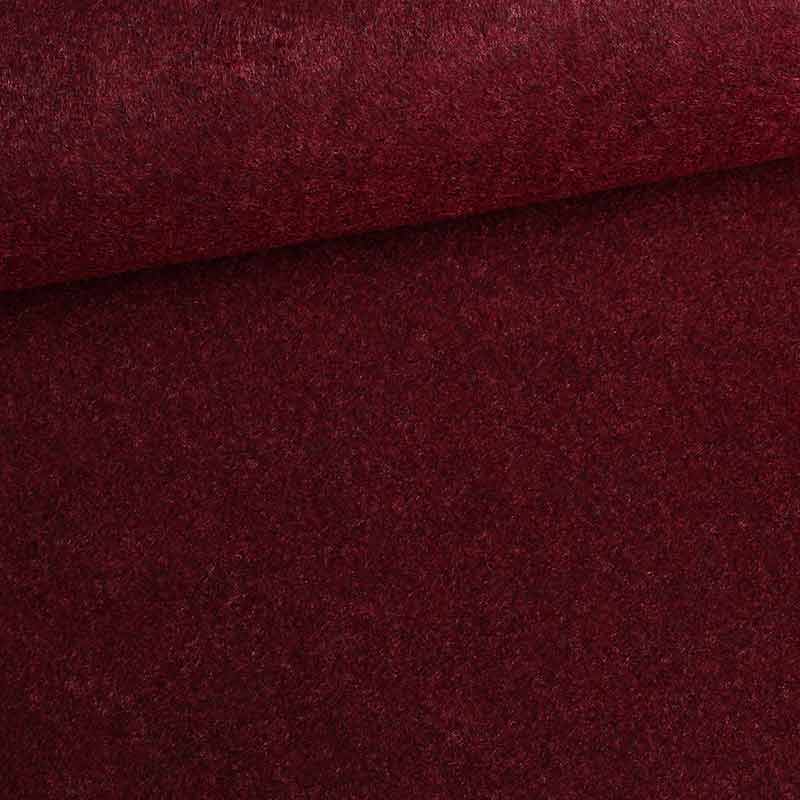 Filzstoff bordeaux melange