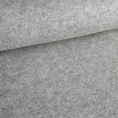 Filzstoff 2mm grau melange