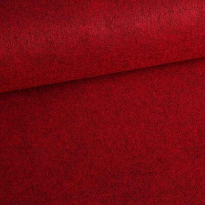 Filzstoff rot melange